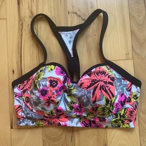 VSX floral print sports bra